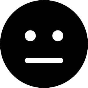 Face Meh Icon from Font Awesome Solid Set