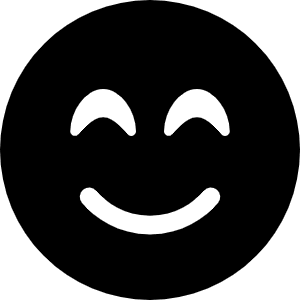 Face Smile Beam Icon from Font Awesome Solid Set