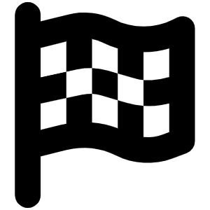 Flag Checkered Icon from Font Awesome Solid Set