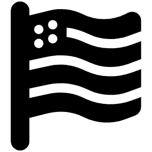 Flag Usa Icon from Font Awesome Solid Set