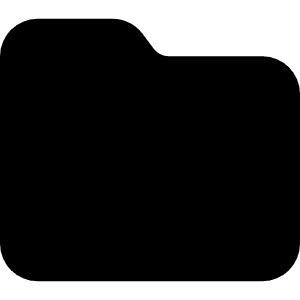 Folder Icon from Font Awesome Solid Set