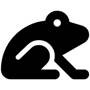 Frog Icon from Font Awesome Solid Set