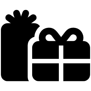 Gifts Icon from Font Awesome Solid Set