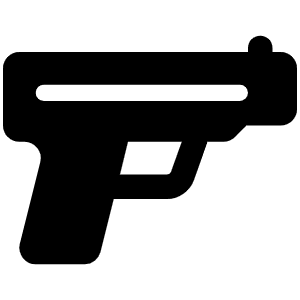 Gun Icon from Font Awesome Solid Set