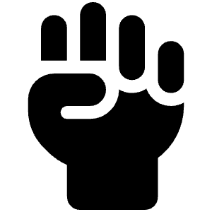Hand Fist Icon from Font Awesome Solid Set