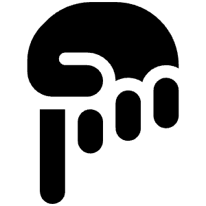 Hand Point Down Icon from Font Awesome Solid Set