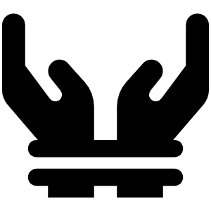 Hands Bound Icon from Font Awesome Solid Set