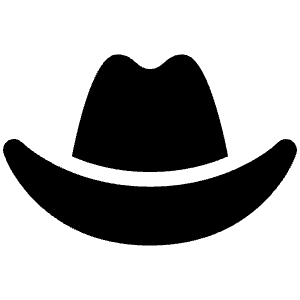 Hat Cowboy Icon from Font Awesome Solid Set