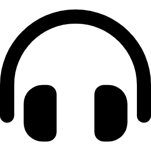 Headphones Simple Icon from Font Awesome Solid Set