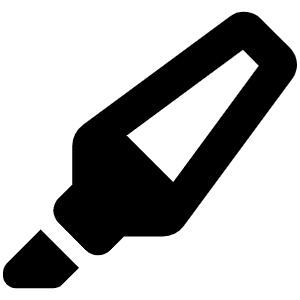 Highlighter Icon from Font Awesome Solid Set