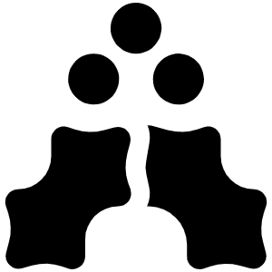Holly Berry Icon from Font Awesome Solid Set