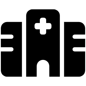 Hospital Icon from Font Awesome Solid Set