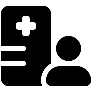 Hospital User Icon from Font Awesome Solid Set