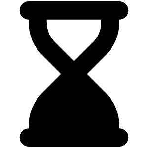 Hourglass End Icon from Font Awesome Solid Set