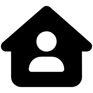 House User Icon from Font Awesome Solid Set
