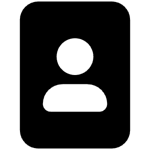 Image Portrait Icon from Font Awesome Solid Set