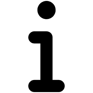 Info Icon from Font Awesome Solid Set