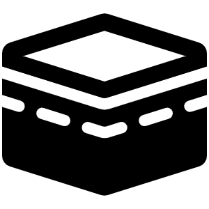Kaaba Icon from Font Awesome Solid Set