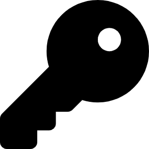 Key Icon from Font Awesome Solid Set