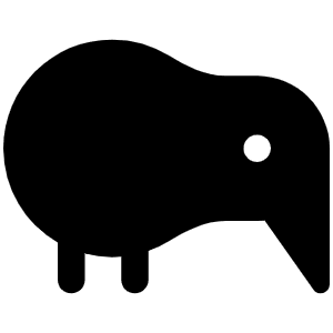 Kiwi Bird Icon from Font Awesome Solid Set