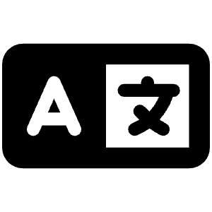 Language Icon from Font Awesome Solid Set