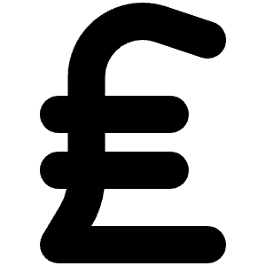 Lira Sign Icon from Font Awesome Solid Set