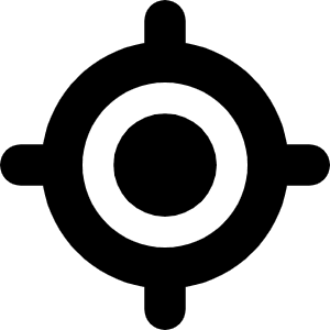 Location Crosshairs Icon from Font Awesome Solid Set