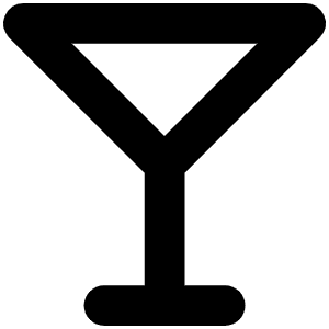 Martini Glass Empty Icon from Font Awesome Solid Set