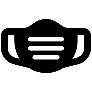 Mask Face Icon from Font Awesome Solid Set