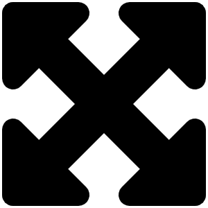 Maximize Icon from Font Awesome Solid Set