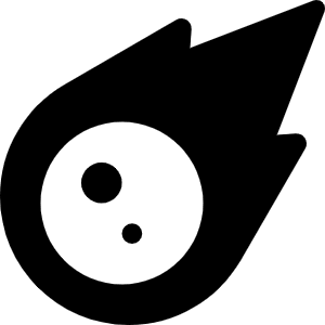 Meteor Icon from Font Awesome Solid Set