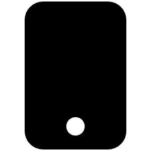 Mobile Button Icon from Font Awesome Solid Set