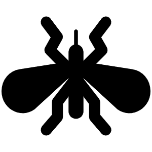 Mosquito Icon from Font Awesome Solid Set