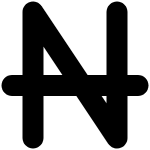Naira Sign Icon from Font Awesome Solid Set
