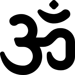 Om Icon from Font Awesome Solid Set