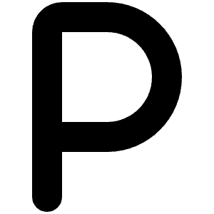 P Icon from Font Awesome Solid Set