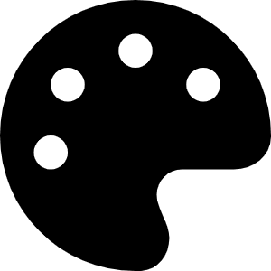 Palette Icon from Font Awesome Solid Set