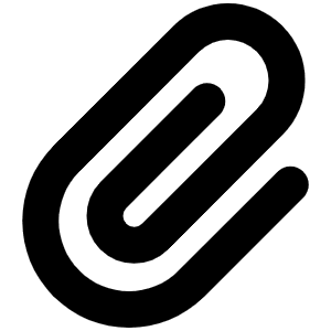 Paperclip Icon from Font Awesome Solid Set
