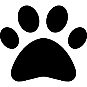 Paw Icon from Font Awesome Solid Set