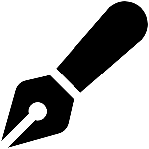 Pen Fancy Icon from Font Awesome Solid Set