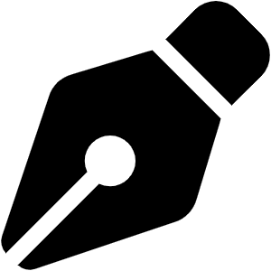 Pen Nib Icon from Font Awesome Solid Set