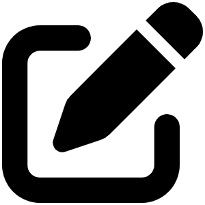 Pen To Square Icon from Font Awesome Solid Set