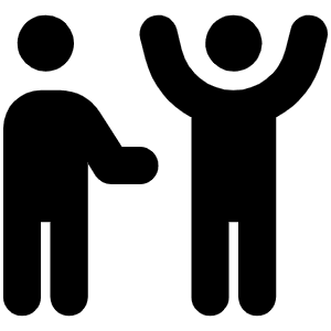People Robbery Icon from Font Awesome Solid Set
