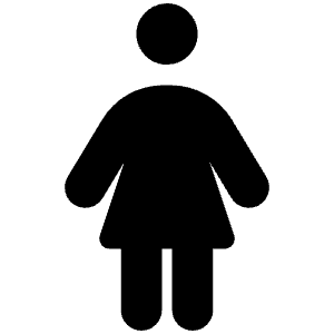 Person Dress Icon from Font Awesome Solid Set