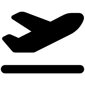 Plane Departure Icon from Font Awesome Solid Set