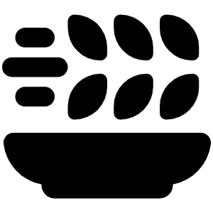 Plate Wheat Icon from Font Awesome Solid Set