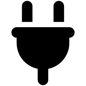 Plug Icon from Font Awesome Solid Set