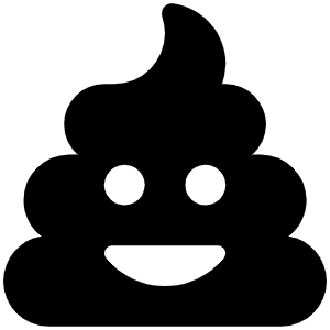 Poo Icon from Font Awesome Solid Set