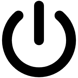Power Off Icon from Font Awesome Solid Set
