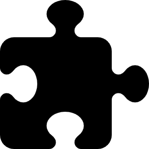 Puzzle Piece Icon from Font Awesome Solid Set